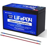 Eco-Worthy 12V 8Ah Lithium Battery