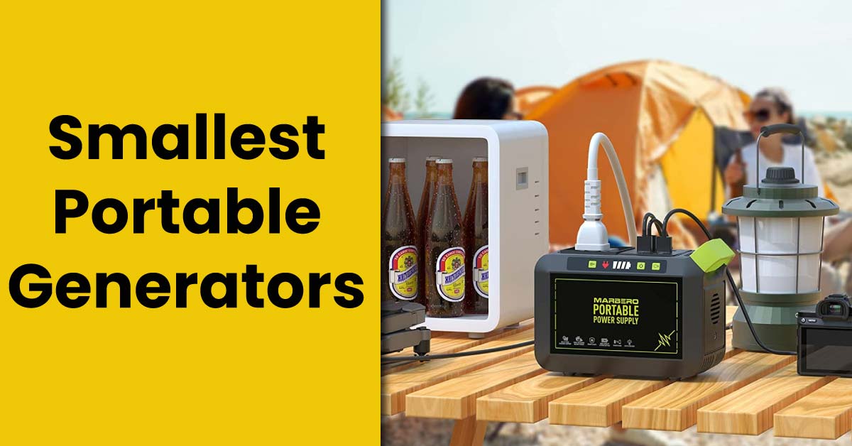 7 Smallest Portable Generators Of 2023 - Tiny Yet Powerful