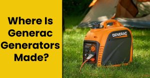 Where Is Generac Generators Made?