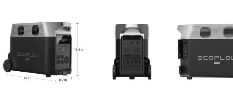 Ecoflow delta pro's design