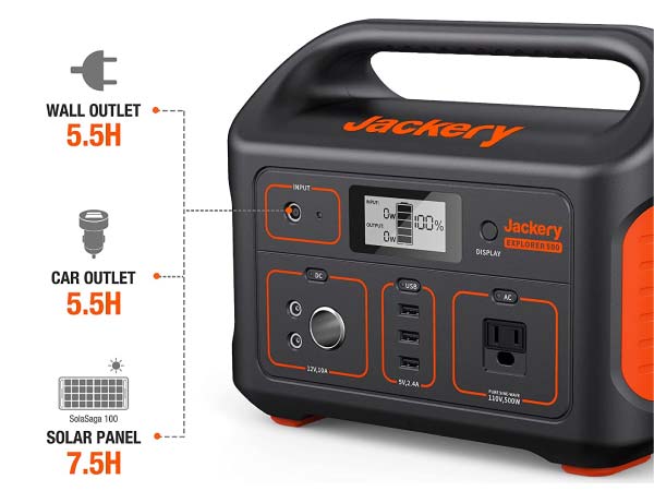 How Do You Charge a Jackery 500